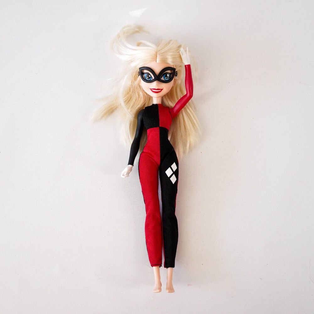 12" Harly Quinn Action Figure Doll Toy Fiugrine Model Dolly Mattel 2018 Red